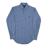 Polo By Ralph Lauren Striped Shirt - Small Blue Cotton