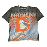 Denver Broncos Magic Johnson Single Stitch T-Shirt - XL Multicoloured Cotton