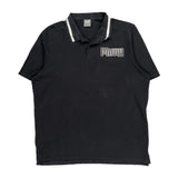Puma Polo Shirt - XL Black Cotton