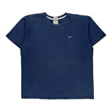 Nike T-Shirt - 2XL Navy Cotton