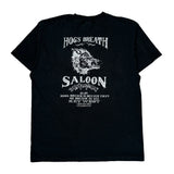 Hogs Breath Saloon Fruit Of The Loom Single Stitch T-Shirt - XL Black Cotton