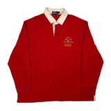 Polo By Ralph Lauren Rugby Shirt - XL Red Cotton
