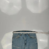 Made In USA Levis 505 Jeans - 34W 30L Light Wash Cotton