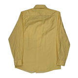Tommy Hilfiger Slim Fit Shirt - Large Yellow Cotton