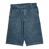 Mishka Nyc Denim Shorts - 36W 14L Blue Denim