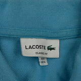 Lacoste Polo Shirt - XL Blue Cotton