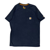 Carhartt T-Shirt - Medium Navy Cotton
