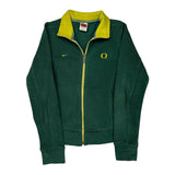 Oregon Ducks Nike Fleece Jacket - Small Green Polyester