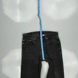 501 Levis Jeans - 32W 33L Black Cotton