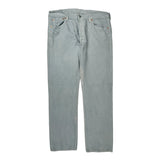 501 Levis Jeans - 36W 30L Light Wash Cotton