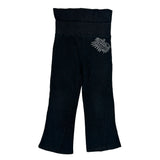 Age 6 Harley Davidson Pants - XS Black Cotton
