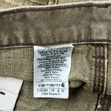 Carhartt Double Knee Carpenter Pants - 34W 28L Brown Cotton