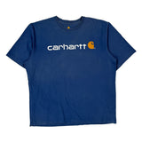 Carhartt T-Shirt - XL Blue Cotton