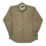 Chaps Ralph Lauren Shirt - Medium Khaki Cotton