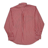 Tommy Hilfiger Striped Shirt - Large Red Cotton