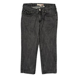 Laguna Beach Contrast Stitch Jeans - 38W 25L Gray Cotton