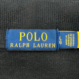 Polo By Ralph Lauren 1/4 Zip - Large Black Cotton