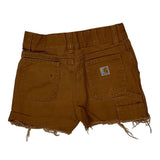 Age 3 Carhartt Carpenter Shorts - Xxx-Smallw 4L Brown Cotton
