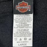 Bartel'S Los Angeles Harley Davidson Spellout Hoodie - Large Black Cotton