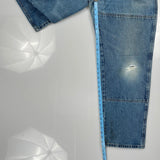 Dickies Double Knee Carpenter Jeans - 38W 31L Blue Cotton