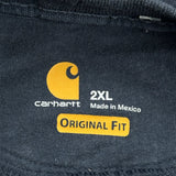Carhartt Sweatshirt - 2XL Black Cotton Blend