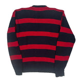 Polo By Ralph Lauren Striped Jumper - Large Navy Cotton