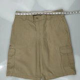 Dickies Cargo Shorts - 34W 9L Khaki Cotton