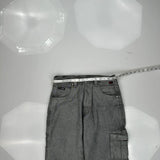 Fubu Cargo Pants - 32W 34L Gray Cotton