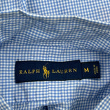 Ralph Lauren Checked Shirt - Medium Blue Cotton