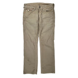 True Religion Jeans - 34W 31L Beige Cotton