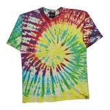 Alstyle Tie-Dye T-Shirt - Medium Multicoloured Cotton