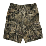 Faded Glory Camo Cargo Shorts - 30W 10L Green Cotton