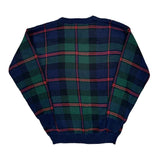 Mens Casuals Checked Sweater - Medium Multicoloured Wool Blend