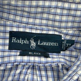 Blake Ralph Lauren Checked Shirt - XL Blue Cotton