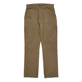 Carhartt Double Knee Carpenter Trousers - 34W 30L Brown Cotton