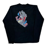 Santa Cruz Long Sleeve T-Shirt - Small Black Cotton