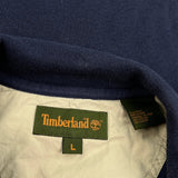 Timberland 1/4 Zip - Large Blue Cotton