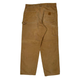 Carhartt Carpenter Pants - 38W 31L Brown Cotton