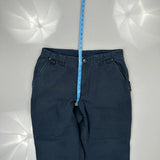 Duluth Cargo Trousers - 34W 30L Blue Cotton