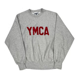 Ymca Lee College Sweatshirt - XL Grey Cotton