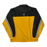 Vintage Adidas Windbreaker - Large Yellow Polyester