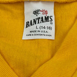 Age 14-16 Bantams College Football Jersey - Large Yellow Cotton