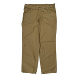 Carhartt Carpenter Trousers - 36W 30L Khaki Cotton