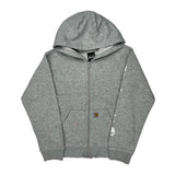 Age 7 Carhartt Hoodie - XS Grey Cotton Blend