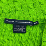 Ralph Lauren Sport Sweater - Medium Green Cotton