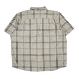 Carhartt Checked Short Sleeve Shirt - 2XL Cream Cotton