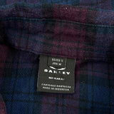 Oakley Checked Flannel Shirt - Small Multicoloured Cotton
