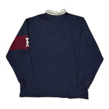 Number 9 On Sleeve Polo By Ralph Lauren Rugby Shirt - XL Navy Cotton