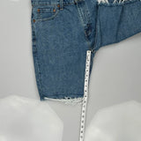 505 Levis Denim Shorts - 32W 9L Blue Denim