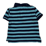 Age 3 Polo By Ralph Lauren Striped Polo Shirt - 2XS Blue Cotton
